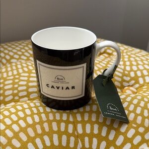 Harrods Caviar Black and White Mug from London
